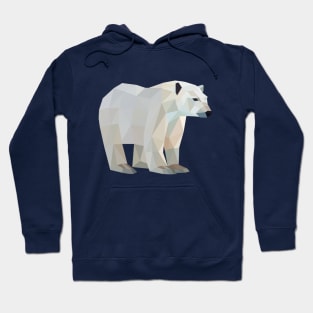 Geometric Polar Bear Hoodie